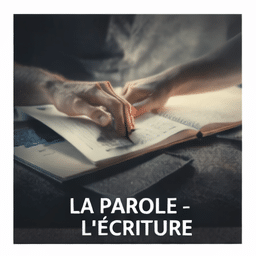 La parole – l&rsquo;écriture