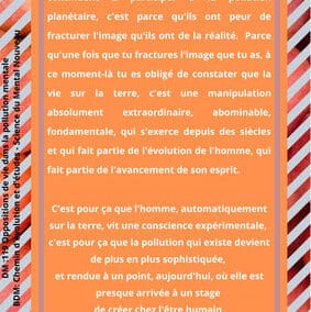 Pour cesser de vivre d&rsquo;expériences