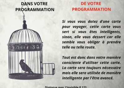 Se libérer dans sa programmation et non de sa programmation