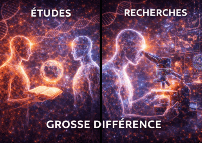 Études et recherches grosse différence