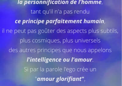 Un être n&rsquo;est que le produit de sa Volonté