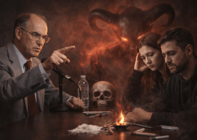 La drogue c&rsquo;est satanique.