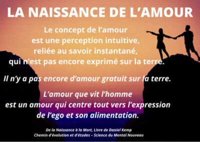 La naissance de l&rsquo;amour