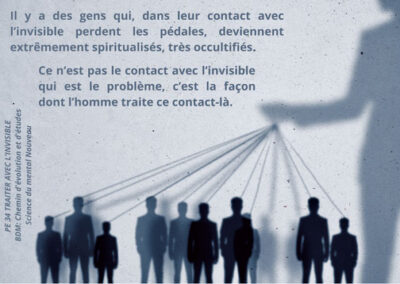 Le contact avec l&rsquo;invisible