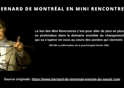 MR-001 : l&rsquo;homme s&rsquo;ouvre à sa réalité