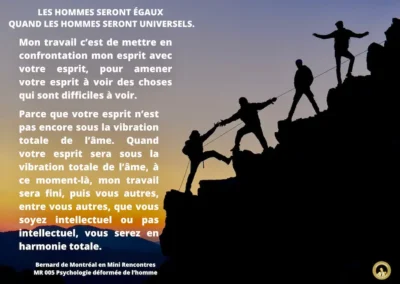 MR-005 : psychologie déformée de l&rsquo;homme