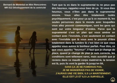 MR-012 : développement de la centricité