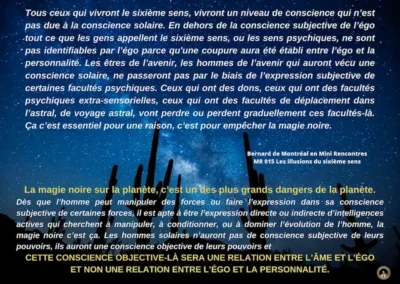 MR-015 : les illusions du sixième sens