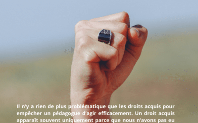 D.K – LOI 11 : IL FAUT EMPÊCHER LES DROITS ACQUIS