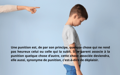 D.K – LOI 3 : NE PAS PUNIR LES JEUNES AVEC CE QUE NOUS VOULONS QU’ILS AIMENT
