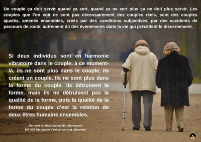 MR-036 : Un couple, c&rsquo;est un contrat vibratoire