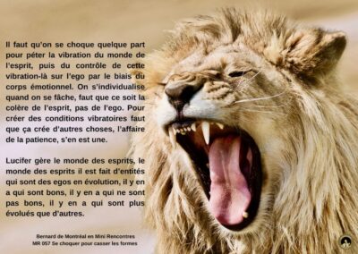 MR-057 : Se choquer pour casser les formes