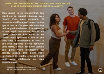 MR-069 : L’intelligence, vivre et non exister