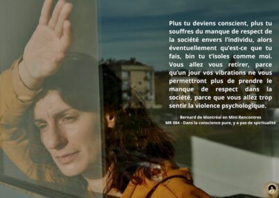 MR-084 : Dans la conscience pure, il n&rsquo;y a pas de spiritualité