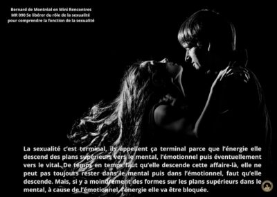 MR-090 : Se libérer du rôle de la sexualité pour comprendre la fonction de la sexualité