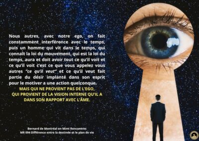 MR-094 : Différence entre la destinée et le plan de vie
