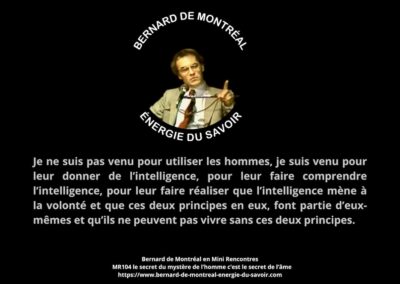 MR-104 : le secret du mystère de l’homme c’est le secret de l’âme (partie 1)