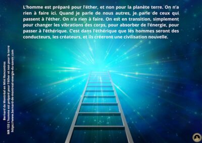 MR-133 : L&rsquo;Homme est préparé pour l&rsquo;éther et non pour la Terre