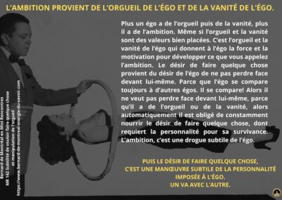 MR-142 : Subtilité de vouloir faire quelque chose et manipulation de l&rsquo;orgueil