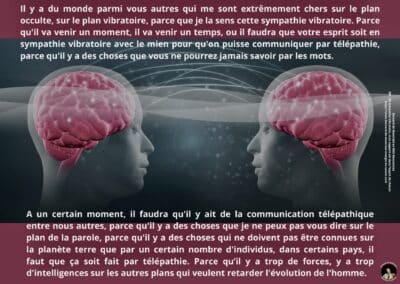 MR-146 : Sympathie Vibratoire, mon support est dans l’esprit de chacun