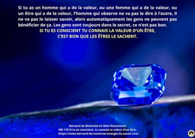 MR-178 : Si tu es conscient, tu connais le valeur d&rsquo;un être