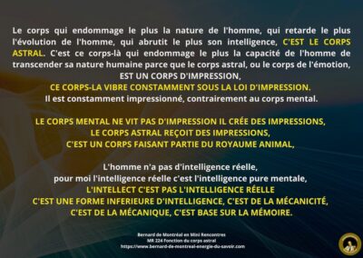 MR-224 : Fonction du corps astral
