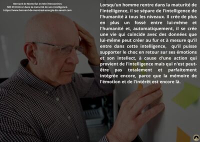 MR-274 : Entrer dans la maturité de son intelligence