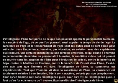 MR-291 : L’intelligence de l’âme