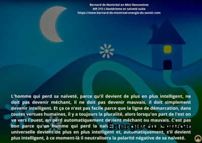 MR-315 : L’ésotérisme et naïveté (partie 2)
