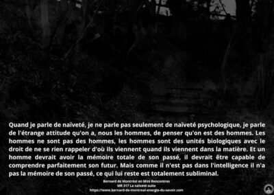 MR-317 : La naïveté (partie 2)