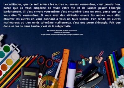 MR-324 : Les attitudes