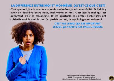 MR-340 : Être conscient de son moi-même