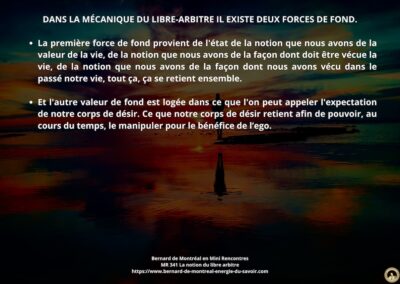 MR-341 : La notion du libre-arbitre