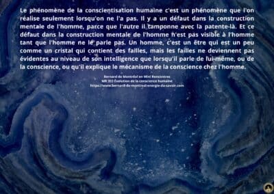 MR-353 : Évolution de la conscience humaine