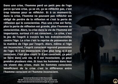 MR-367 : Les lois évènementielles de l’esprit dans la crise