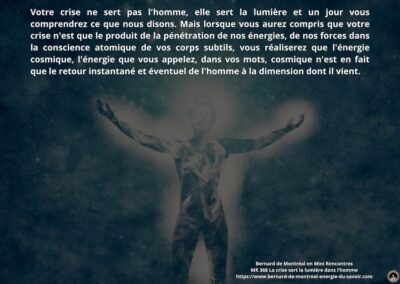 MR-368 : La crise sert la lumière dans l’Homme