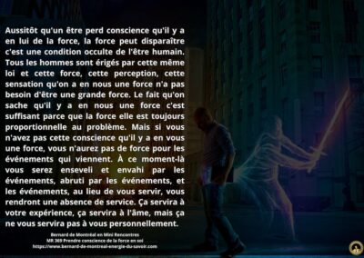 MR-369 : Prendre conscience de la force en soi