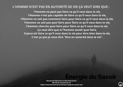 MR-376 : En autorité de vie