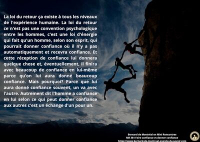 MR-381 : Faire confiance vs donner confiance