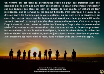 MR-390 : Toucher du doigt la personnalité réelle