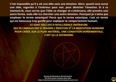 MR-395 : Percevoir l’émotion dans l’idée