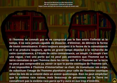 MR-401 : Comprendre l’infinité et le temps