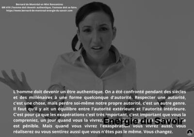MR-419 : L&rsquo;Homme doit devenir authentique