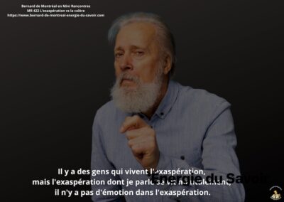 MR-422 : L&rsquo;exaspération vs la colère