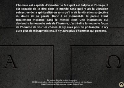 MR-426 : L&rsquo;instruction est une nouvelle voie, une nouvelle façon de voir les choses