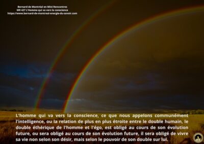 MR-427 : L&rsquo;Homme qui va vers la conscience