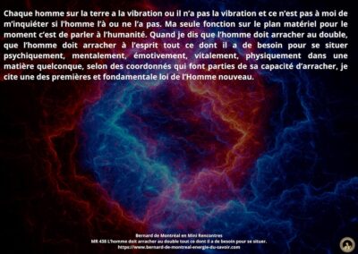 MR-438 : L&rsquo;homme doit arracher au double