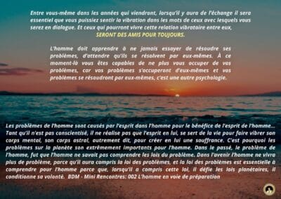 Synthèse vibratoire – MR. 002 L’Homme en voie de préparation