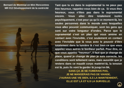 Synthèse vibratoire – MR 012 Développement de la centricité