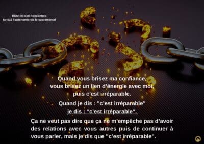 Synthèse vibratoire – MR- 032 L’autonomie via le supramental